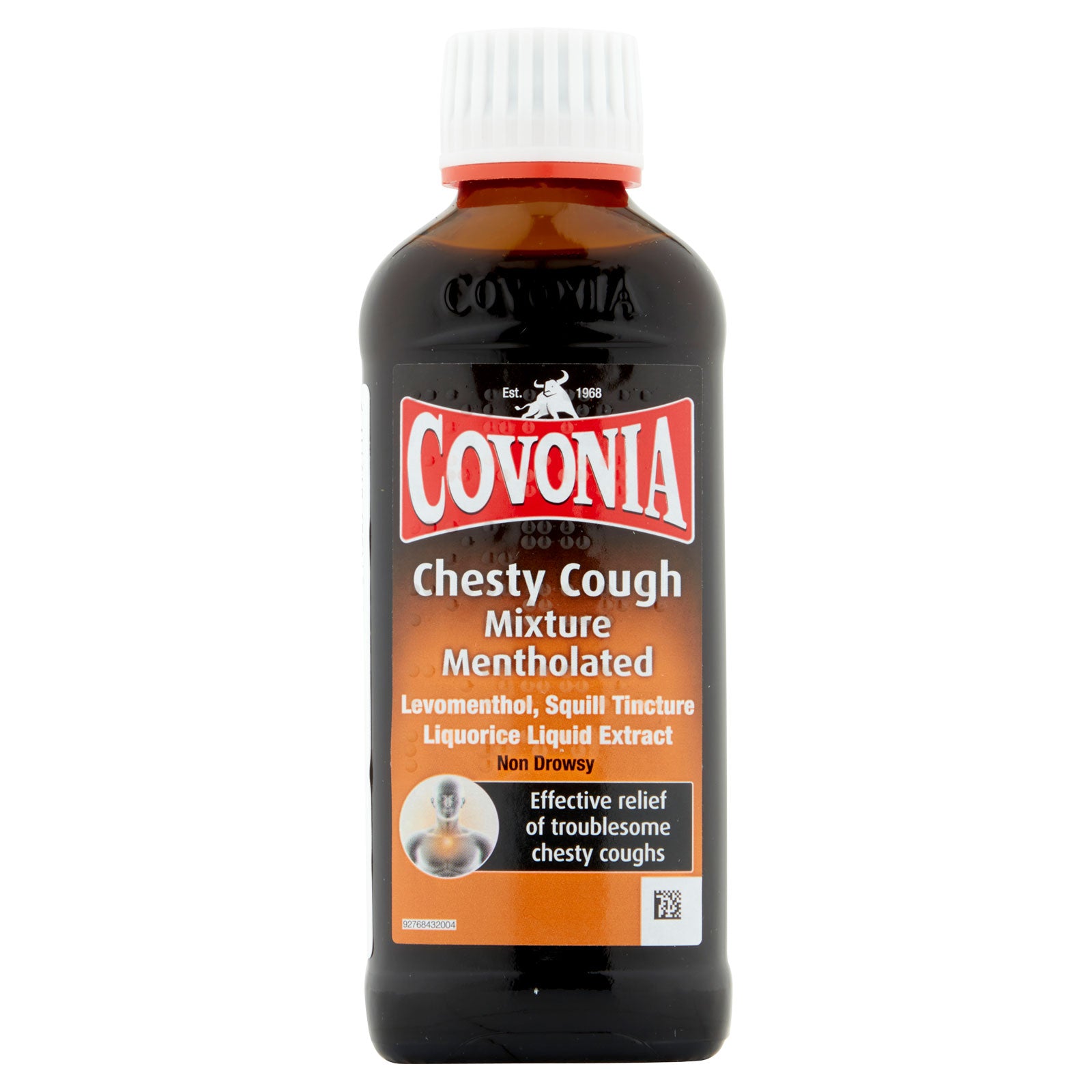 Covonia Chesty Cough Mixture Mentholated 150ml Covonia Chesty Cough Mixture Mentholated 150ml